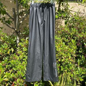Helly Hansen Workwear Manchester Black Waterproof Rain Pant Size Small EUC!
